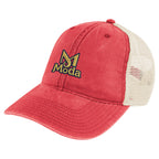 Game Changer Twill Trucker Cap, Pigment Dyed - Red - Embroidery