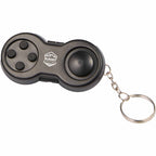 Game Controller Fidget Toy with Keyring - Black - Front