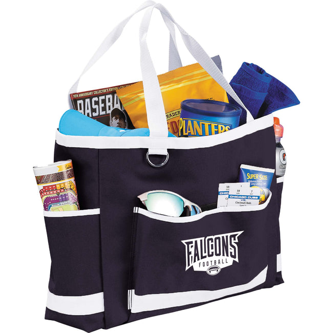 Game Day Carry-All Tote with Side Pockets