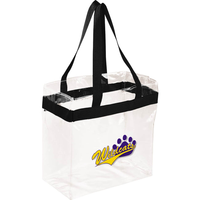 Game Day Clear Tote with Sporty Webbing Trim