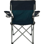 Game Day Folding Event Chair, 300 lb Capacity Transfer - Navy - Back