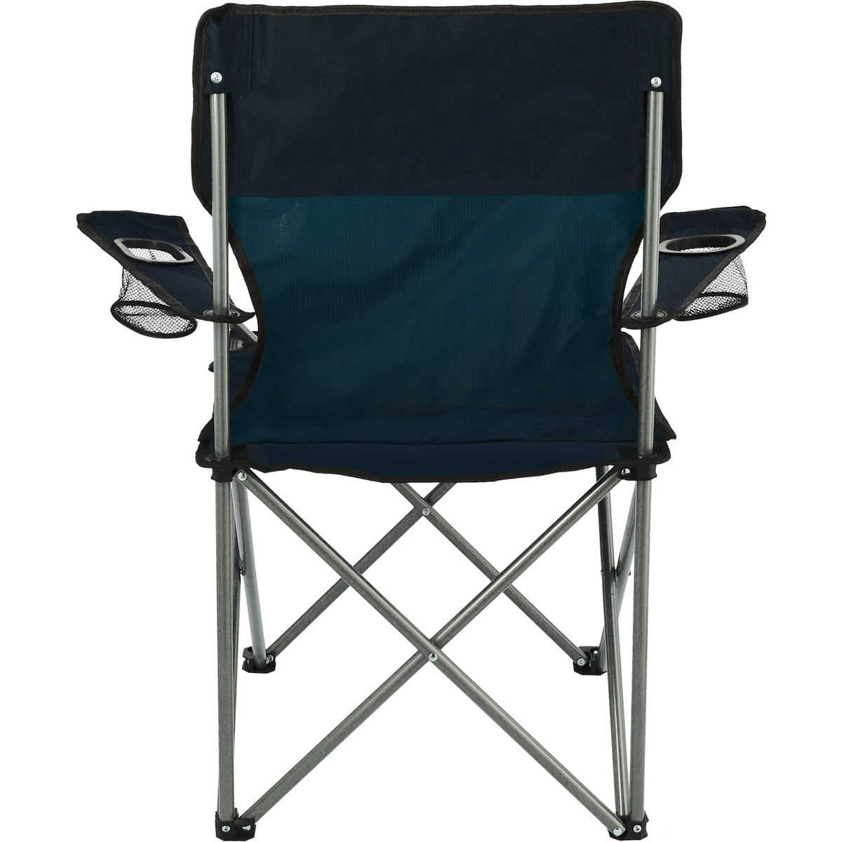Game Day Folding Event Chair, 300 lb Capacity Transfer - Navy - Back