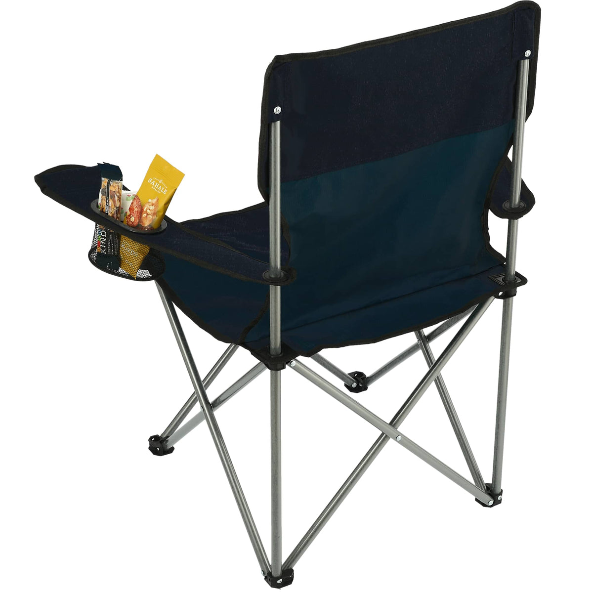 Game Day Folding Event Chair, 300 lb Capacity Transfer - Navy - Photo 2