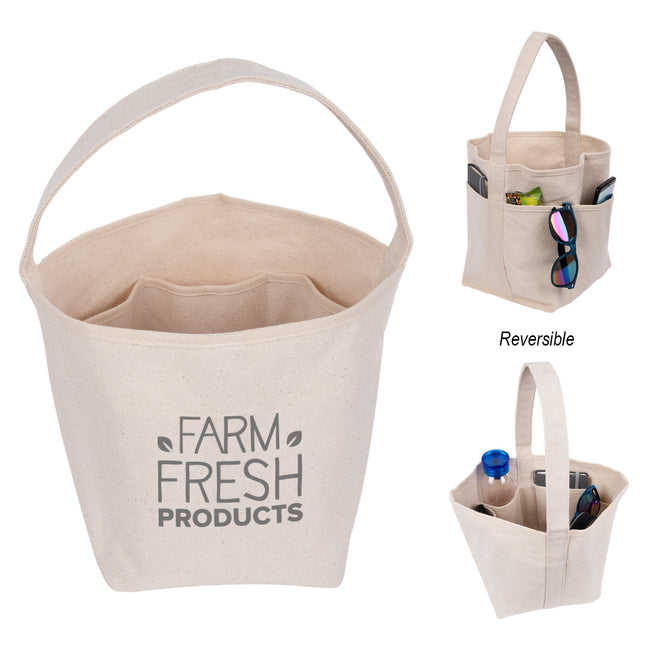 Garden Cotton Canvas Tote Bag, 10 oz