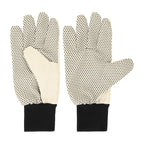 Garden Gloves, Green Thumb - Natural with Black - Open