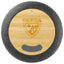 Garm Wireless Charging Speaker with Bamboo Top Laser Engraving - Gray - Front