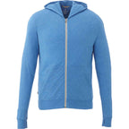 Garner Lightweight Knit Zip Hoodie with Thumb Holes for Men Transfer - Olympic Blue Heather - Front