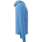 Garner Lightweight Knit Zip Hoodie with Thumb Holes for Men Transfer - Olympic Blue Heather - Right Side