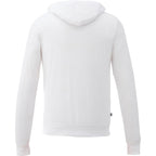 Garner Lightweight Knit Zip Hoodie with Thumb Holes for Men Transfer - White - Back Flat