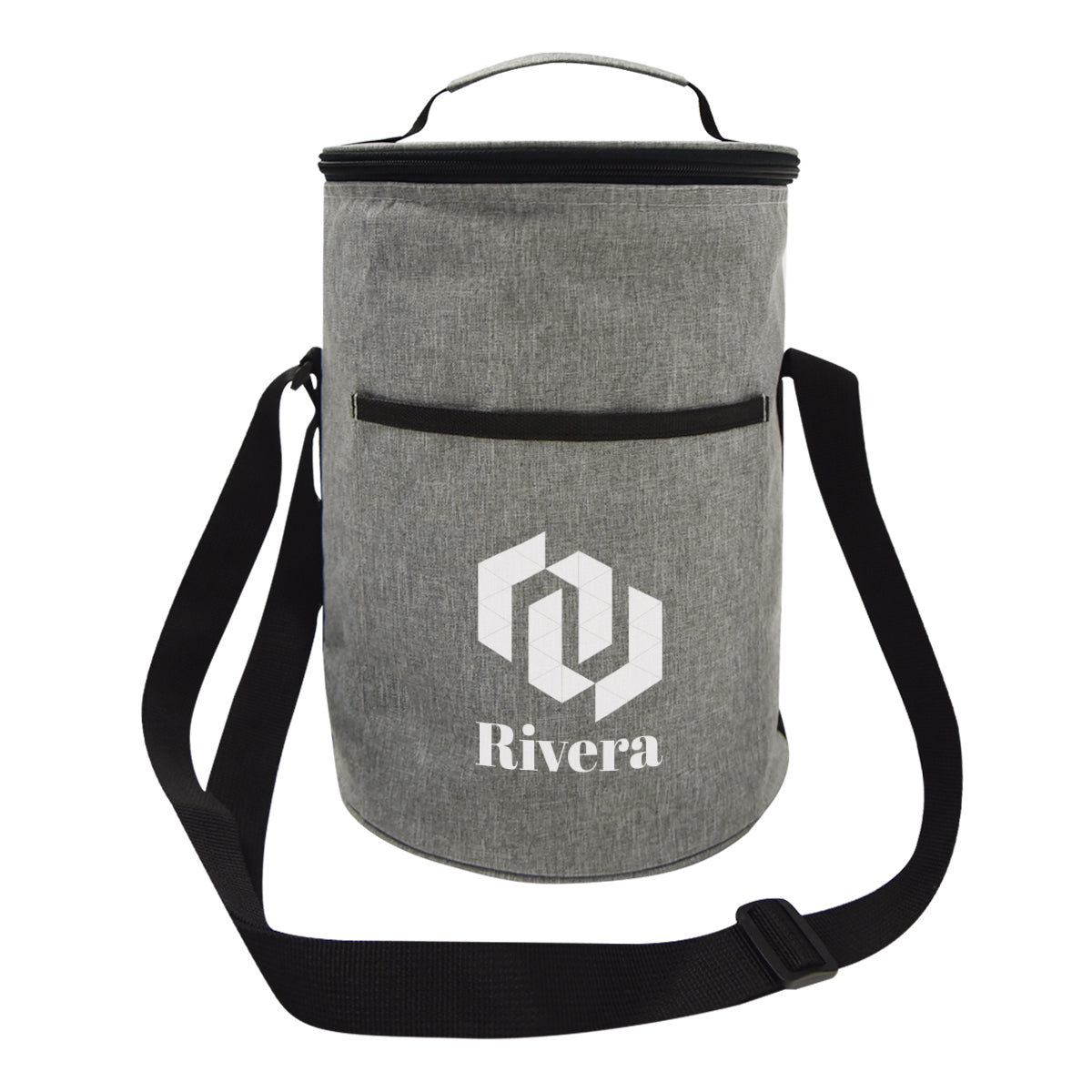 Gather Round Cooler Bag, Heathered - Gray - Silk Screen