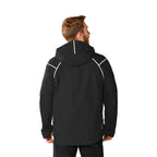 Gearhart Lightweight Waterproof Softshell Jacket for Men Debossing - Black - Back