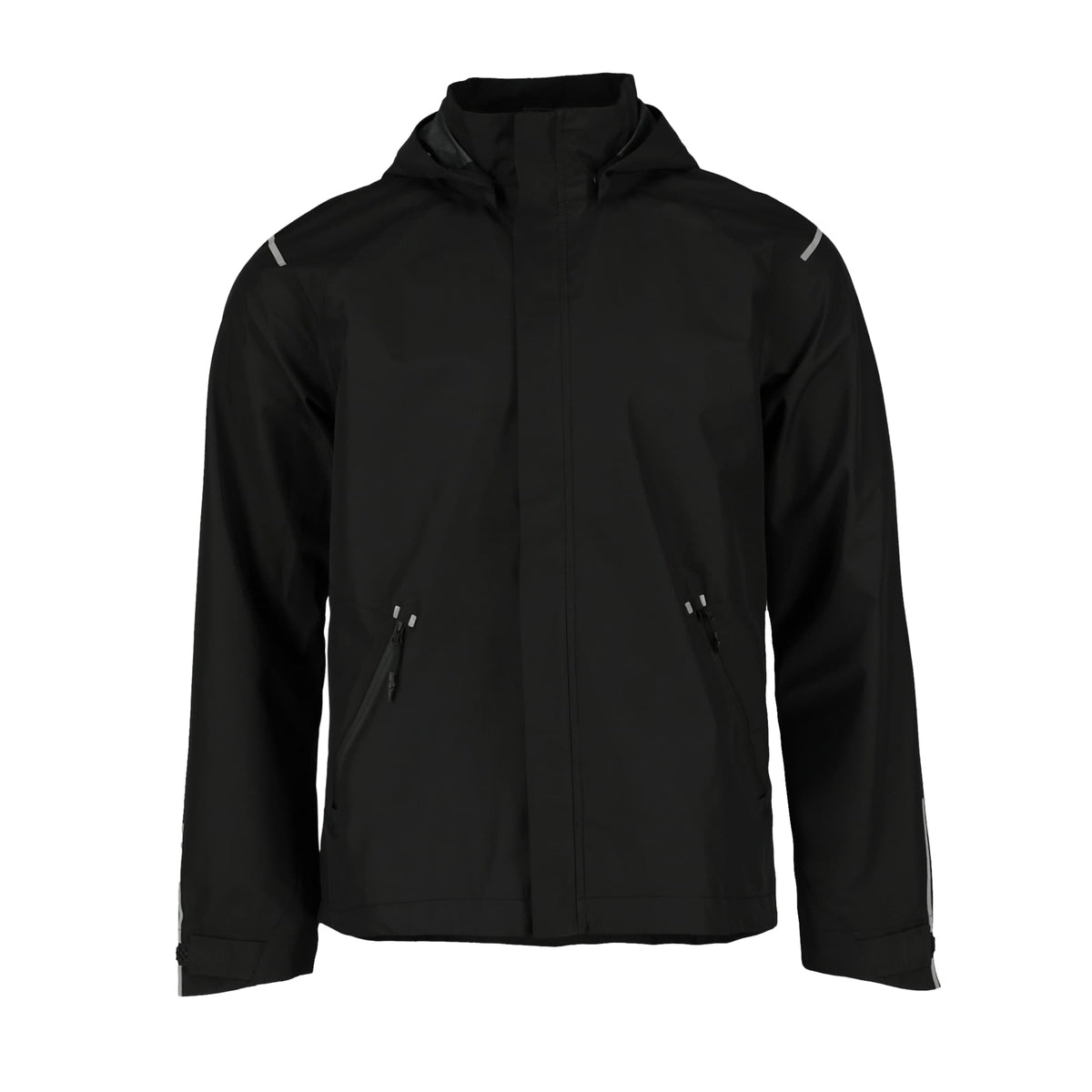 Gearhart Lightweight Waterproof Softshell Jacket for Men Debossing - Black - Flat Frt