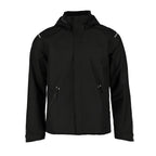 Gearhart Lightweight Waterproof Softshell Jacket for Men Debossing - Black - Flat