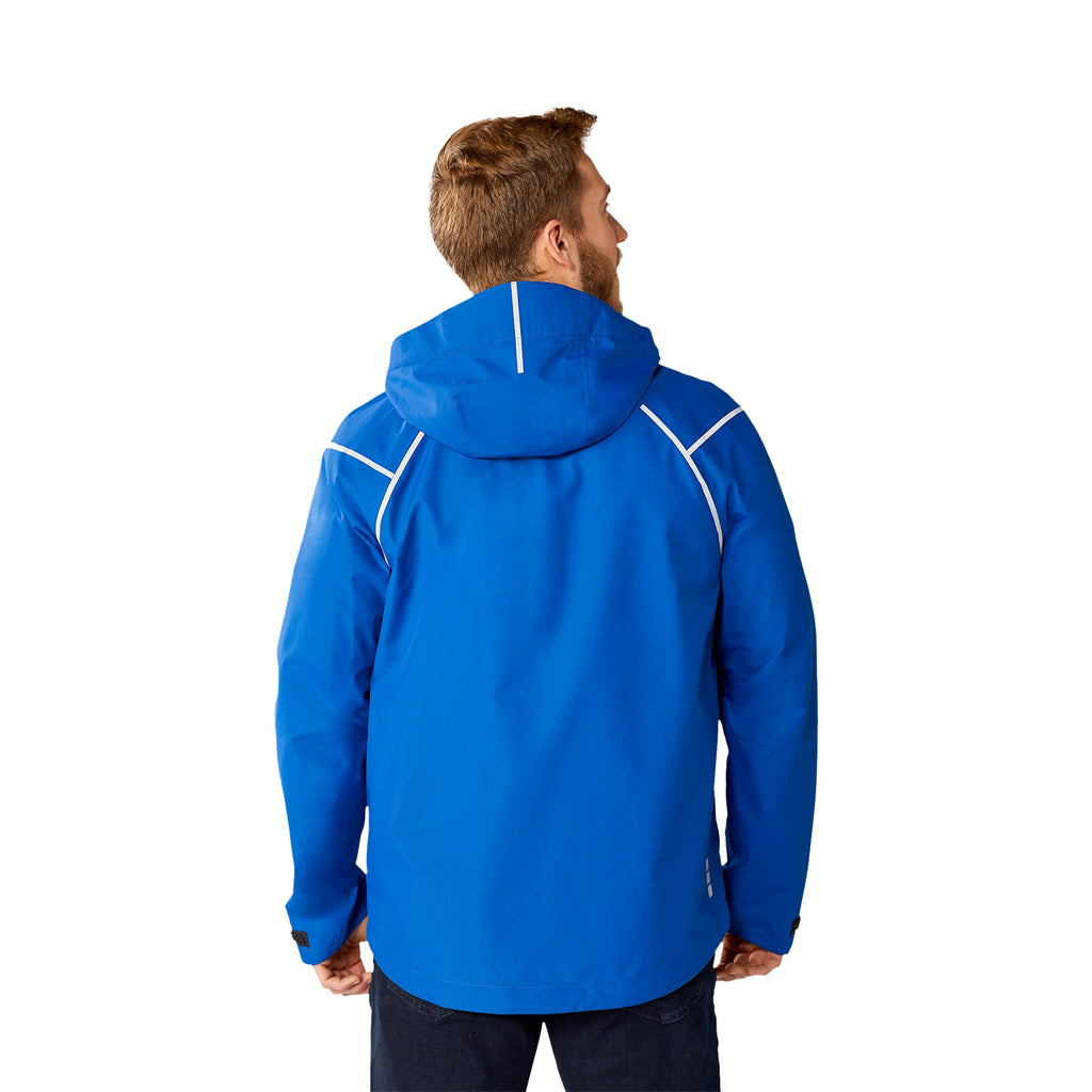 Gearhart Lightweight Waterproof Softshell Jacket for Men Transfer - Metro Blue - Back
