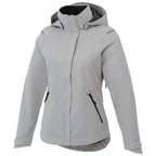 Gearhart Lightweight Waterproof Softshell Jacket for Women Debossing - Fossil - Front Flat