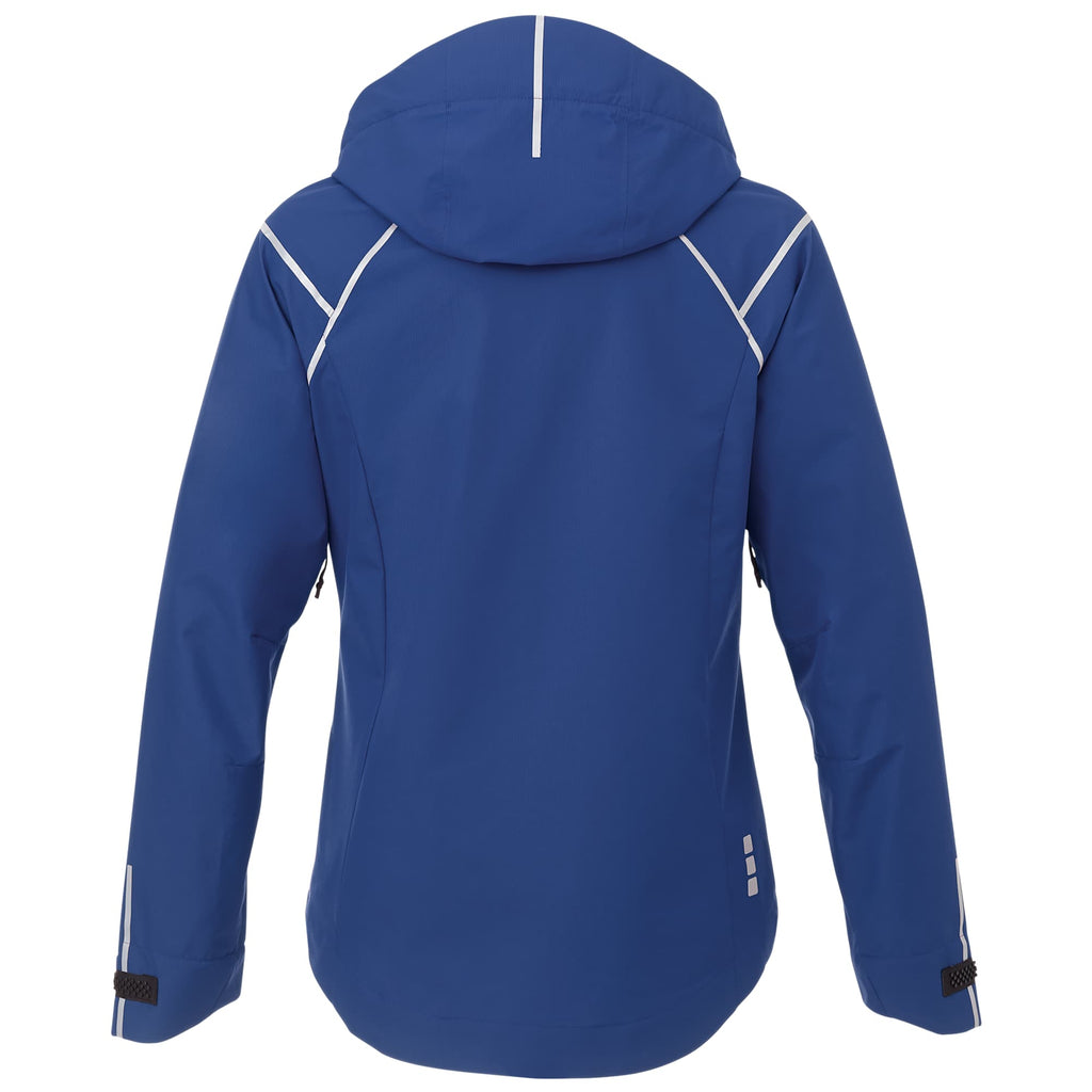 Gearhart Lightweight Waterproof Softshell Jacket for Women Debossing - Metro Blue - Flat Back Rozdy