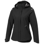 Gearhart Lightweight Waterproof Softshell Jacket for Women Embroidery - Black - Flat Frt Crcrpt