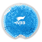 Gel Beads Hot and Cold Pack, Small Round - Blue - Silk Screen