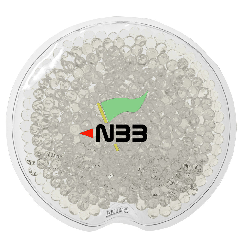 Gel Beads Hot and Cold Pack, Small Round - Clear - Full Color