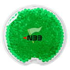 Gel Beads Hot and Cold Pack, Small Round - Green - Full Color