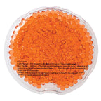 Gel Beads Hot and Cold Pack, Small Round - Orange - Back