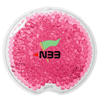 Gel Beads Hot and Cold Pack, Small Round - Pink - Full Color