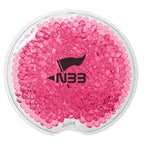 Gel Beads Hot and Cold Pack, Small Round - Pink - Silk Screen