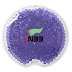 Gel Beads Hot and Cold Pack, Small Round - Purple - Full Color