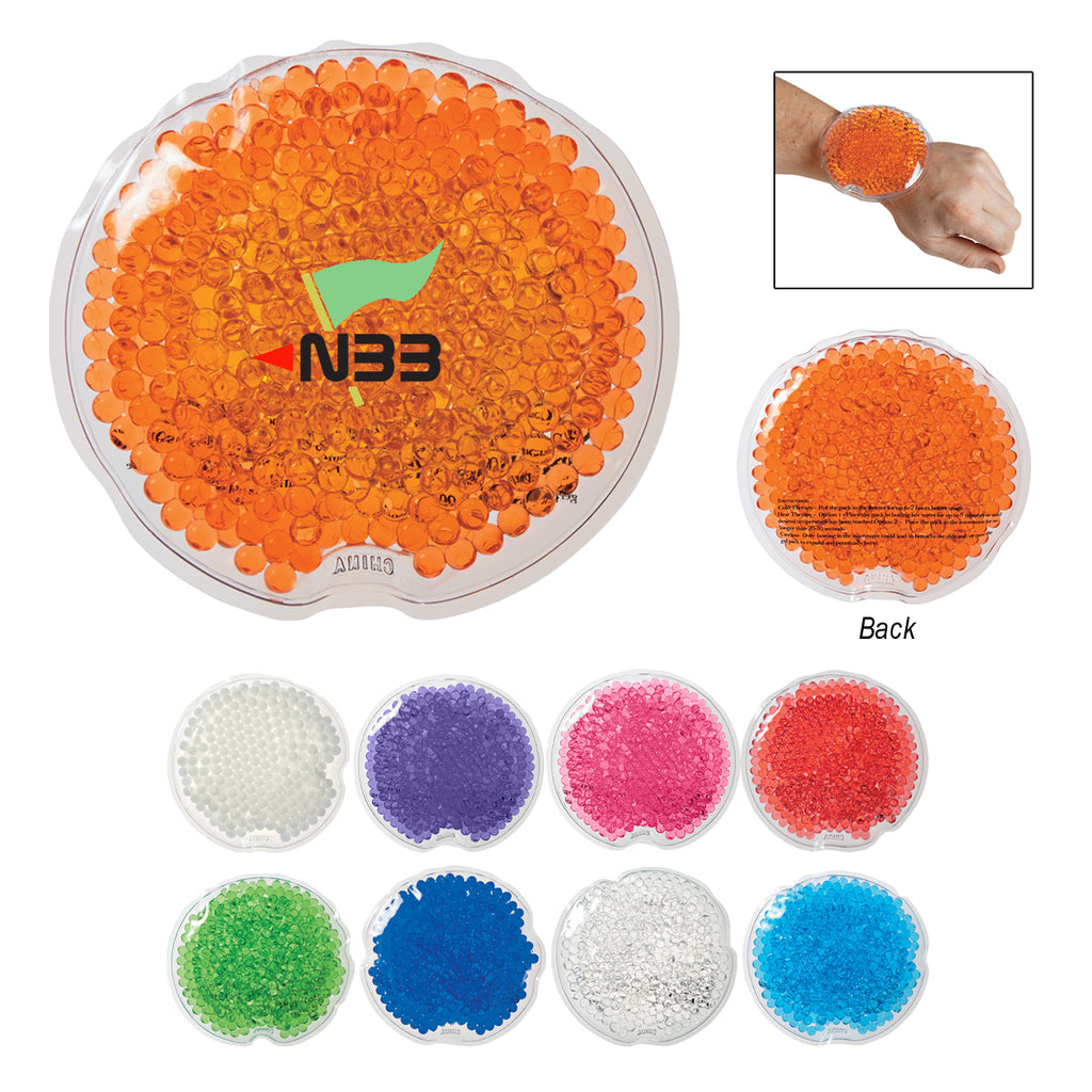 Gel Beads Hot and Cold Pack, Small Round