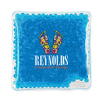 Gel Beads Hot and Cold Pack, Square Full Color - Blue - Full Color