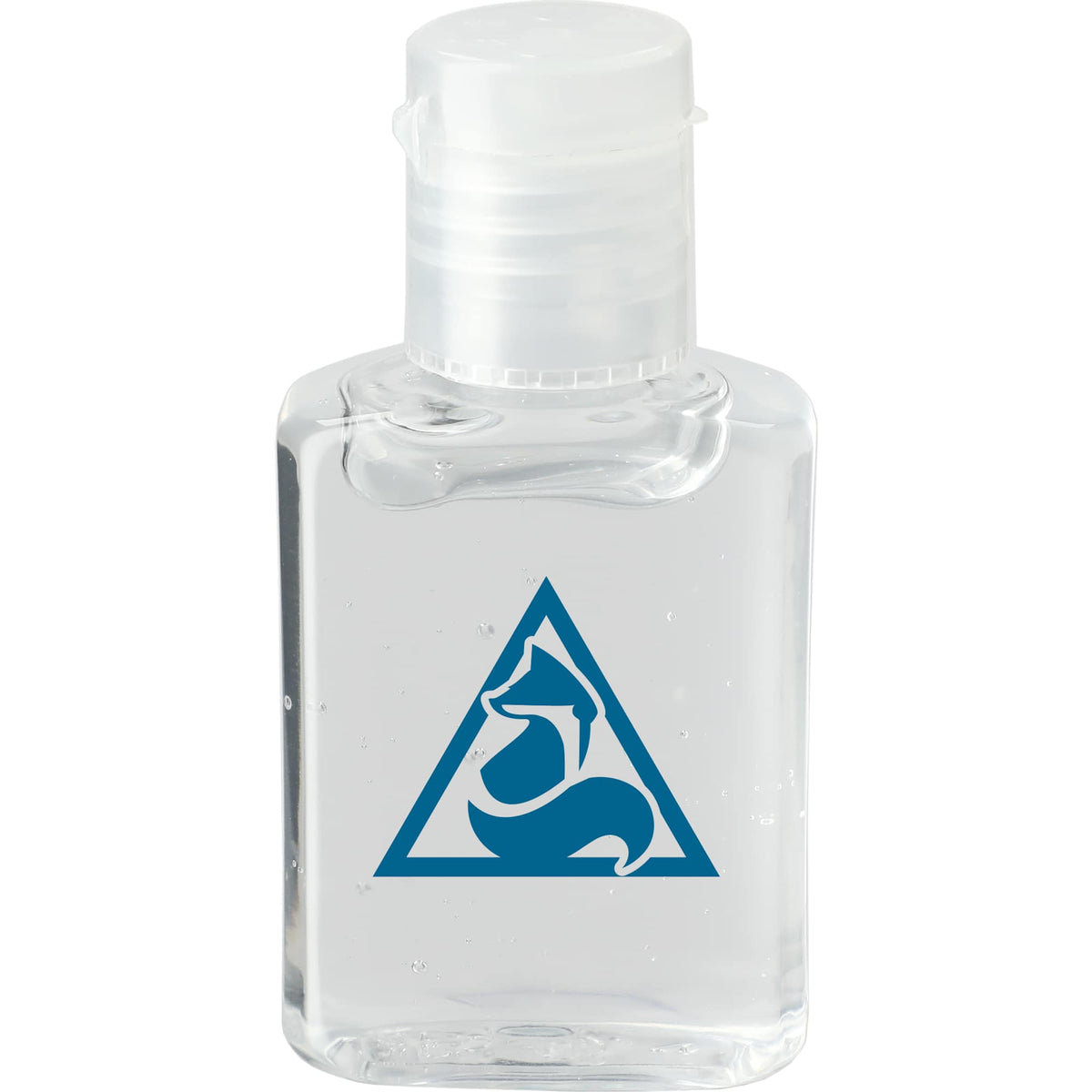 Gel Hand Sanitizer with 80% Alcohol, 0.5 oz - Clear - Front