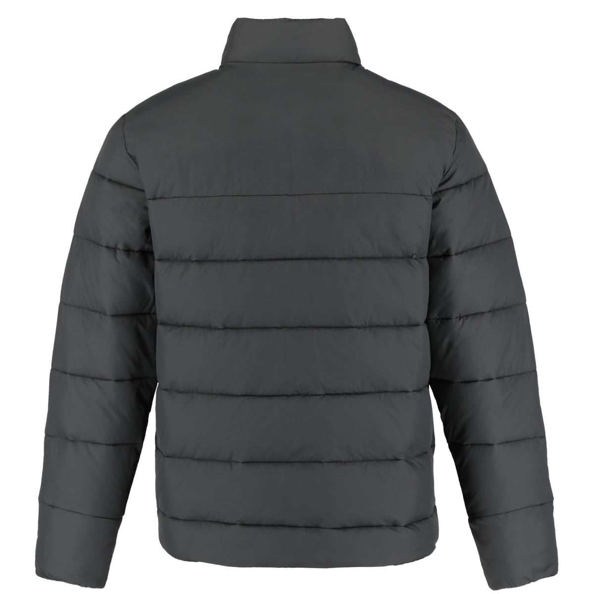 Geneva Recycled Packable Puffer Jacket for Men Embroidery - Grey Storm - Back
