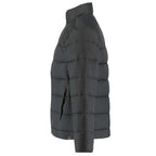 Geneva Recycled Packable Puffer Jacket for Men Embroidery - Grey Storm - Left Side