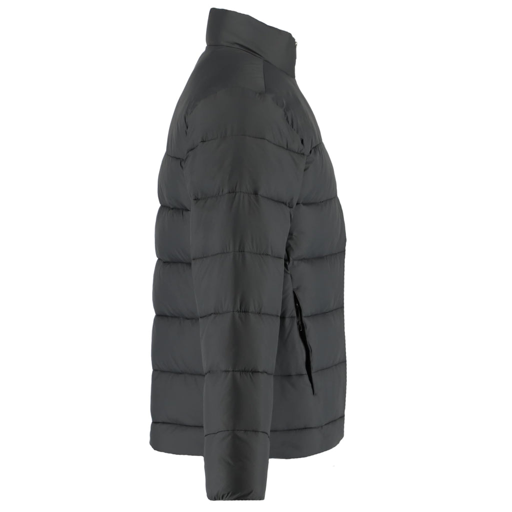 Geneva Recycled Packable Puffer Jacket for Men Embroidery - Grey Storm - Right Side