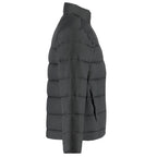 Geneva Recycled Packable Puffer Jacket for Men Embroidery - Grey Storm - Right Side