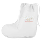 Gift Bag Shaped Like a Stocking, Non-Woven - White - Colorbrite