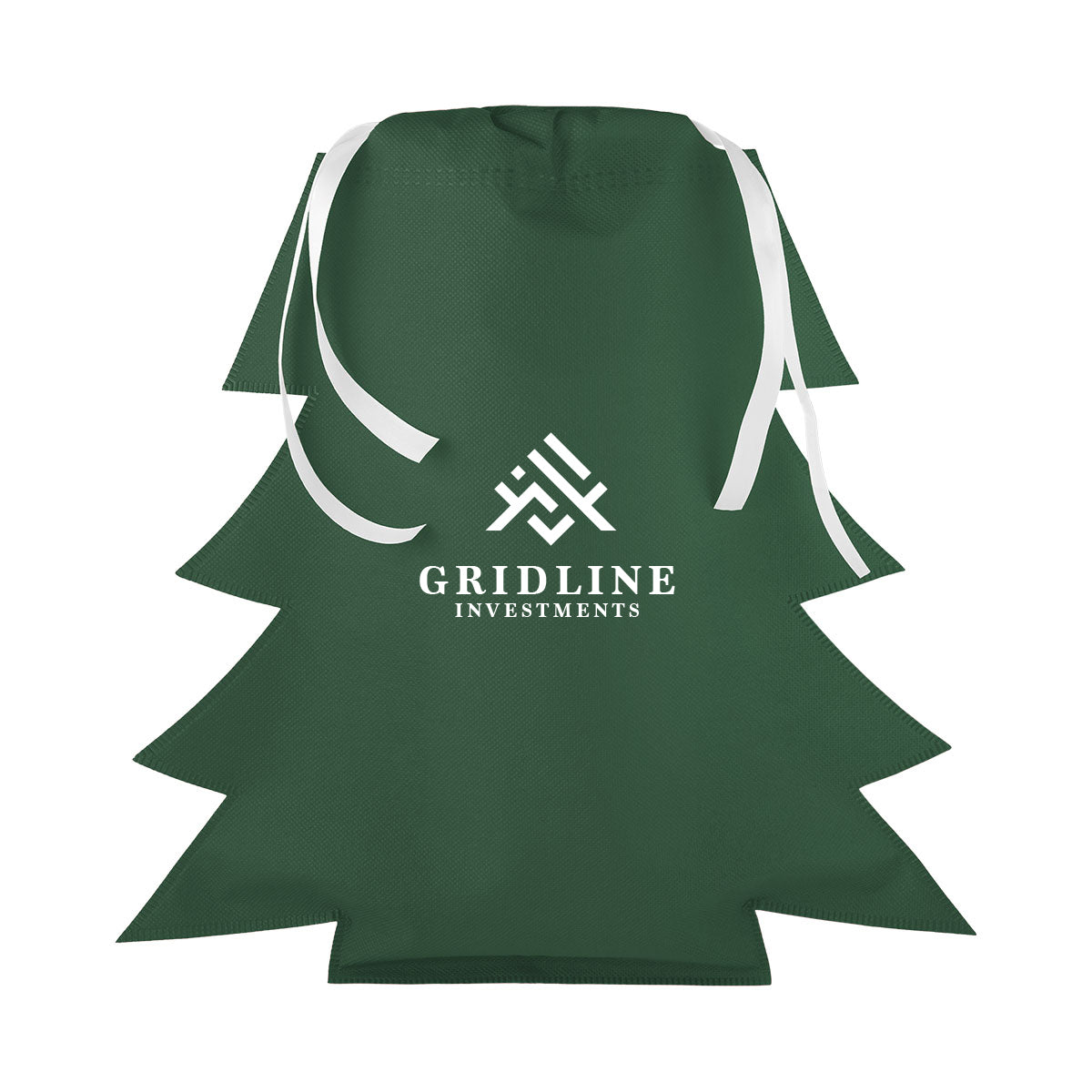 Gift Bag Shaped Like a Tree, Non-Woven - Silk Screen