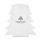 Gift Bag Shaped Like a Tree, Non-Woven - White - Silk Screen