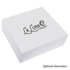 Gift Box with Magnetic Closure, 15 x 12 Inches - White - Silk Screen