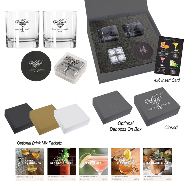 Gift Set for Whiskey Debossing