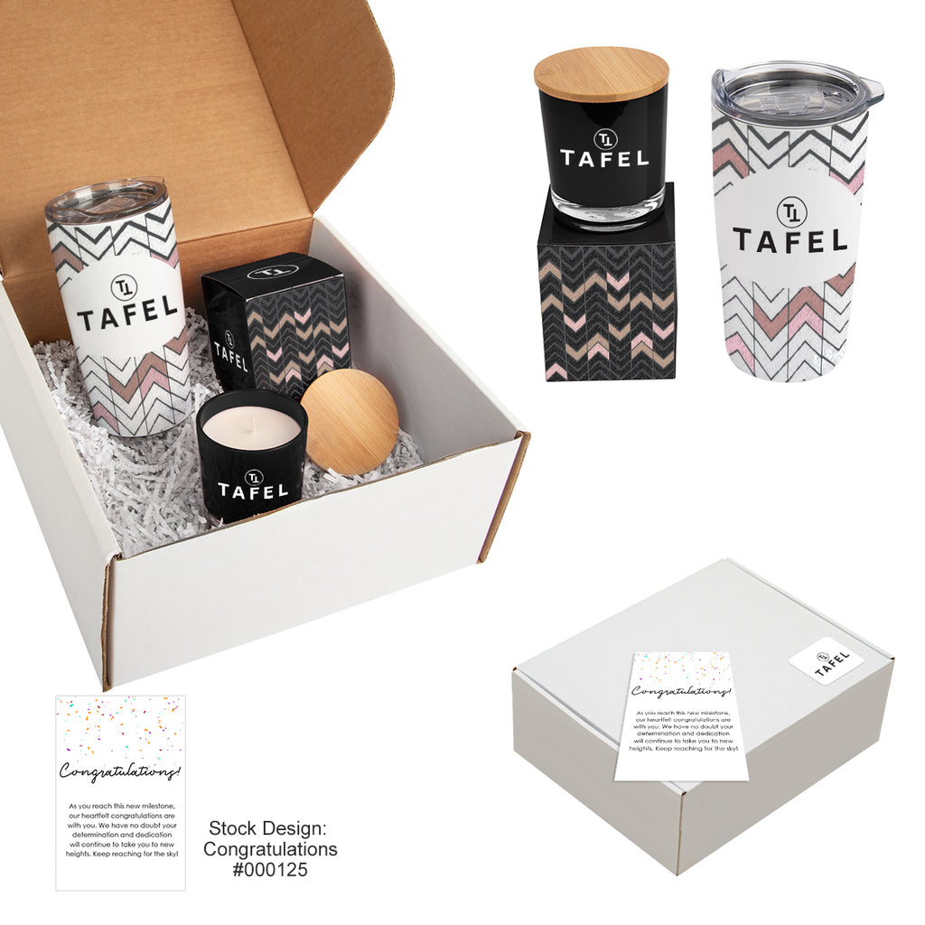 Gift Set: Himalayan Tumbler in Full Color and a Candle