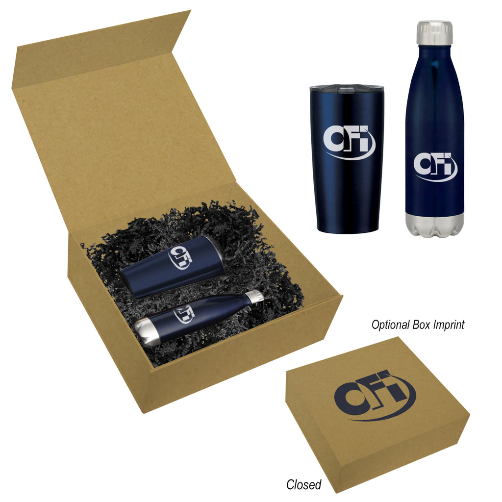 Gift Set, Perfect Pair - Natural - Silk Screen