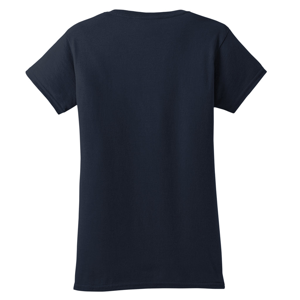 Gildan T-Shirt, Softstyle - Navy - flat_back