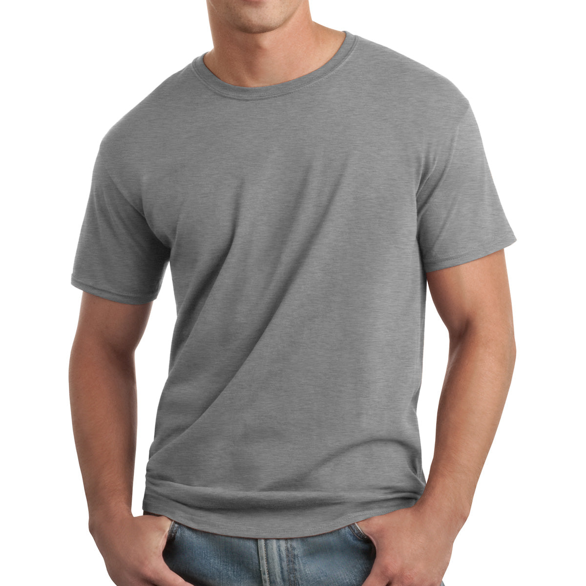 Gildan T-Shirt, Softstyle - Sport Grey