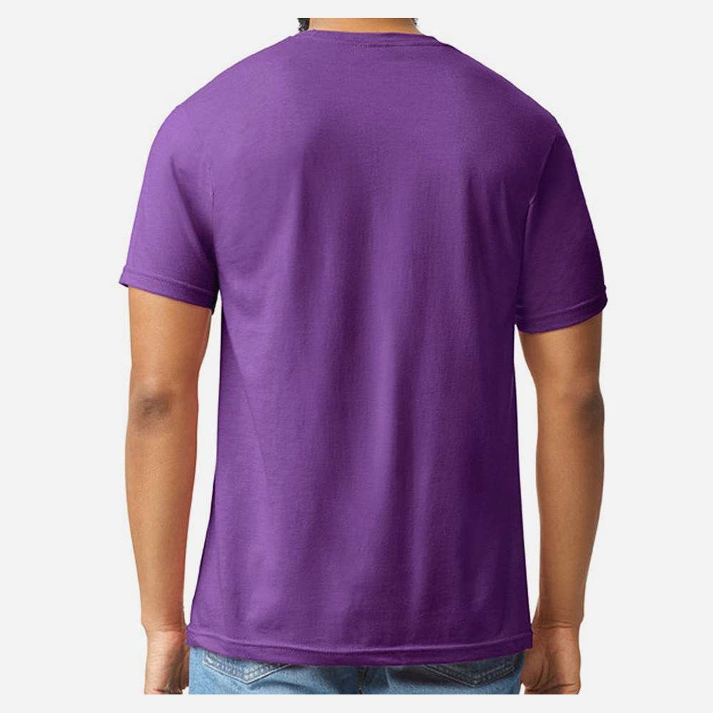 Gildan Unisex Softstyle® CVC T-Shirt - Amethyst - On Model Back