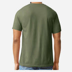 Gildan Unisex Softstyle® CVC T-Shirt - Cactus - On Model Back