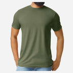 Gildan Unisex Softstyle® CVC T-Shirt - Cactus - On Model Front