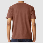 Gildan Unisex Softstyle® CVC T-Shirt - Cocoa Mist - On Model Back