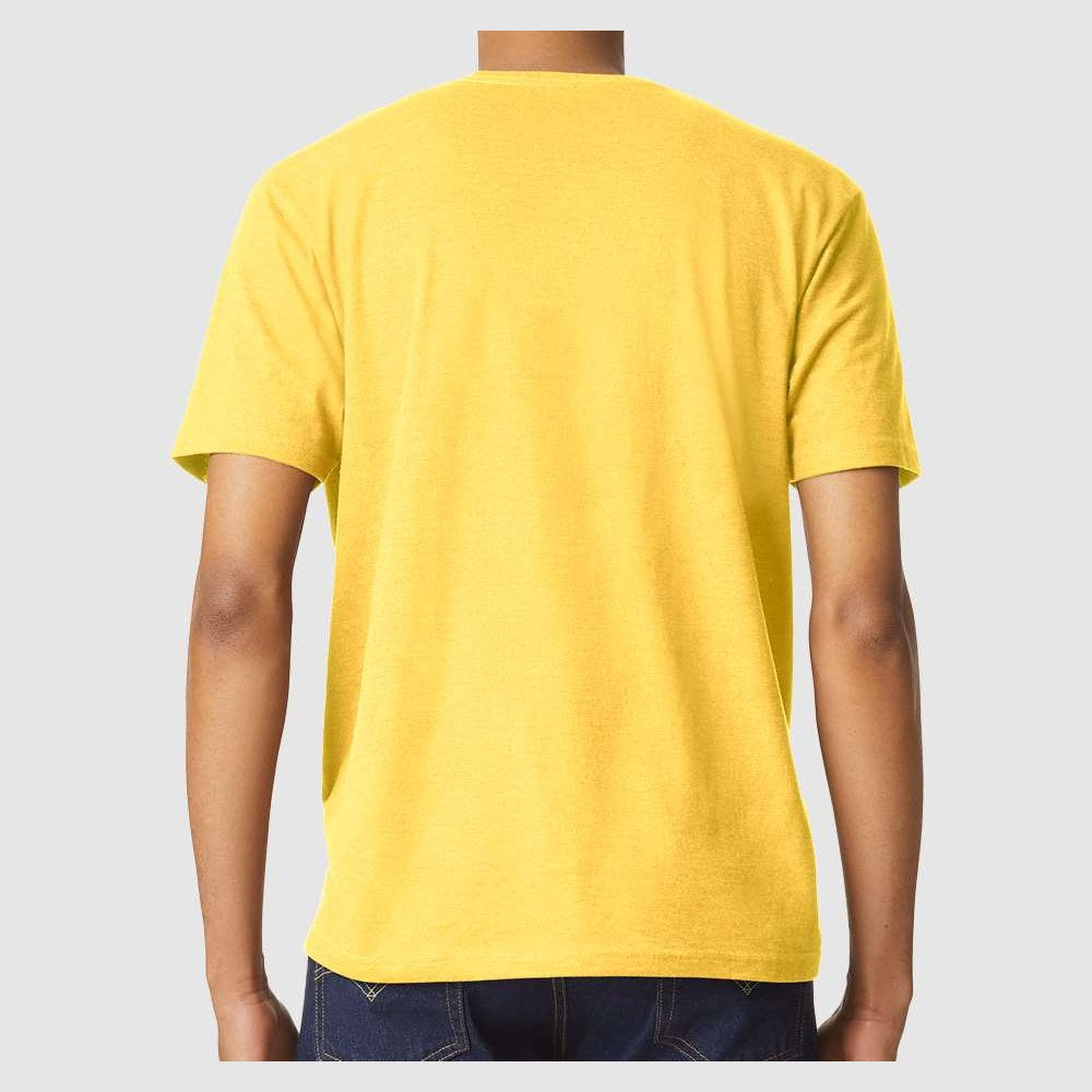 Gildan Unisex Softstyle® CVC T-Shirt - Daisy Mist - On Model Back