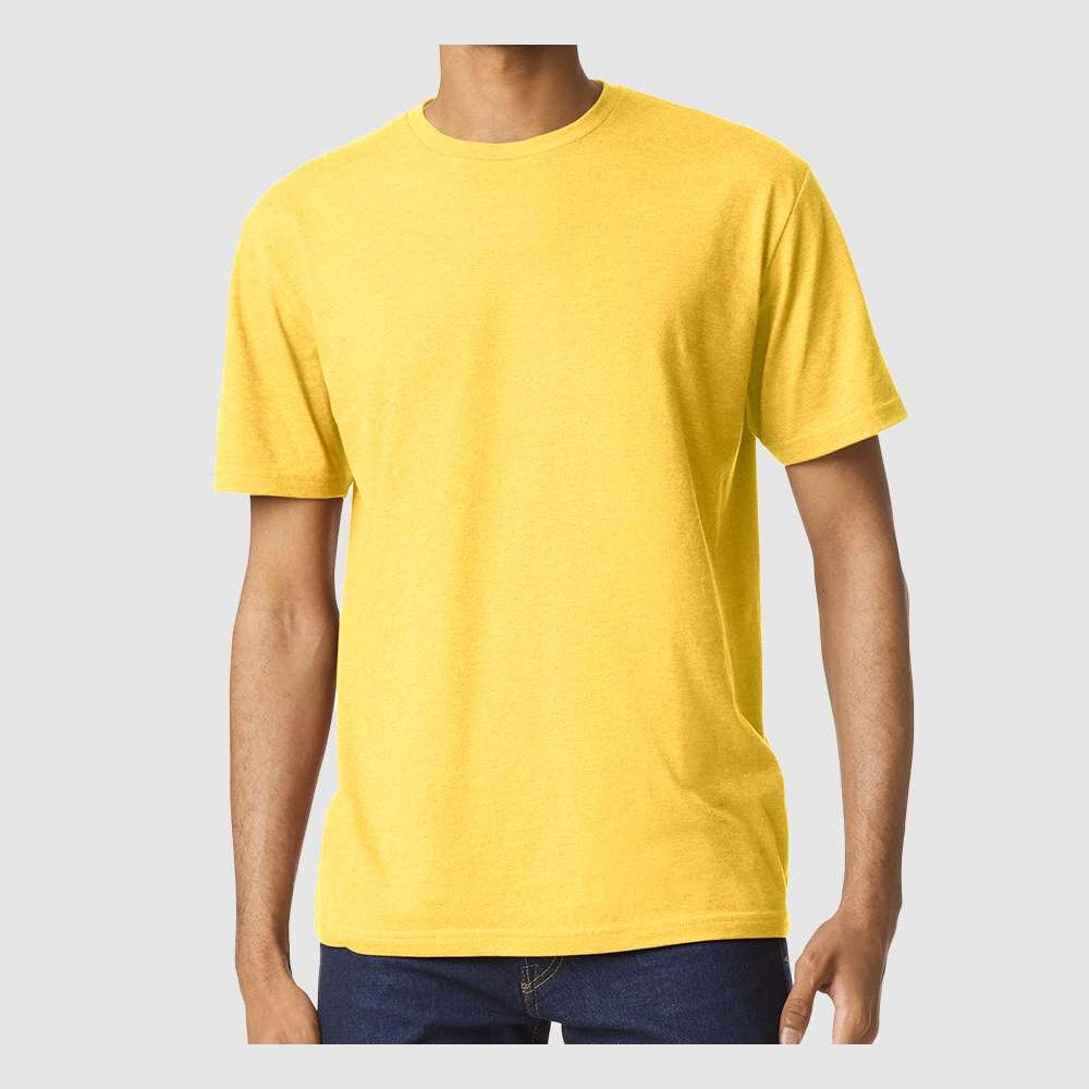 Gildan Unisex Softstyle® CVC T-Shirt - Daisy Mist - On Model Front